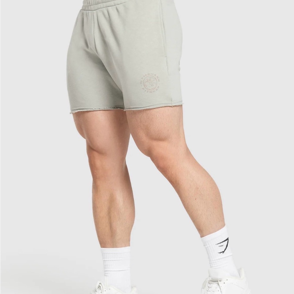 Gymshark Light Gray Athletic Shorts